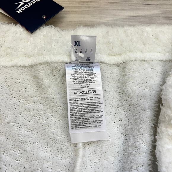 Reebok White Wide Leg Cozy Pants with Pockets Size XL - Picture 10 of 12